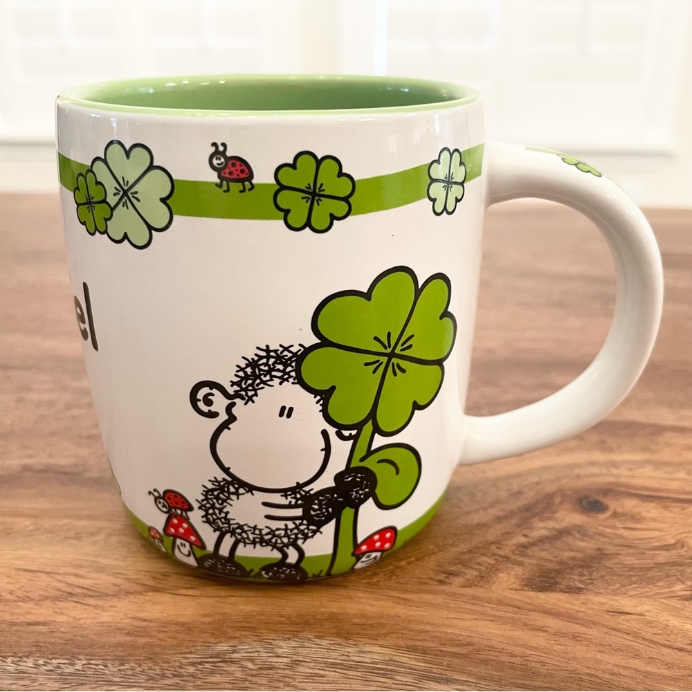 Vintage German "Good Luck" 12 oz Mug from Sheepworld